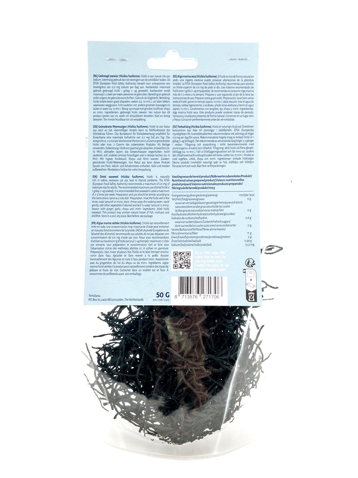 Hijiki – Hijiki-Alge (Hiziki) – 50 g – Terrasana