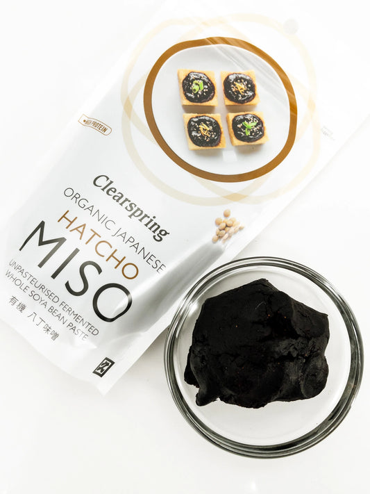 Hatchō Miso – Biologische ongepasteuriseerde sojamiso – 300 g – Clearspring