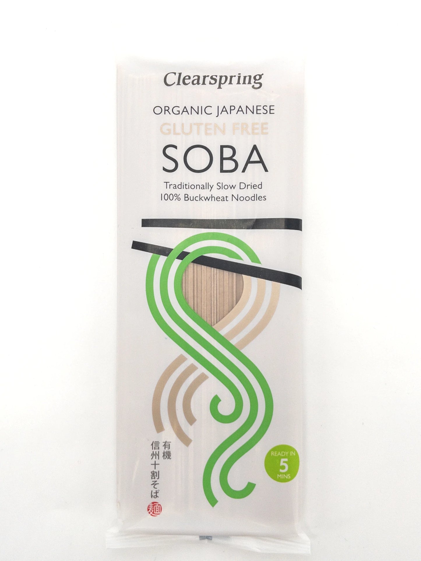 Jūwari Soba – 100 % boekweitnoedels biologisch, glutenvrij – 200 g – Clearspring