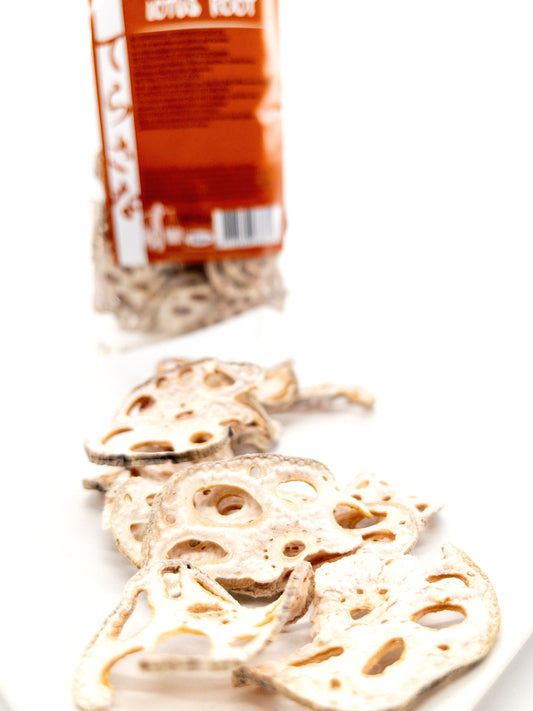 Hoshi renkon – Gedroogde lotuswortel in plakjes – 50 g – Terrasana