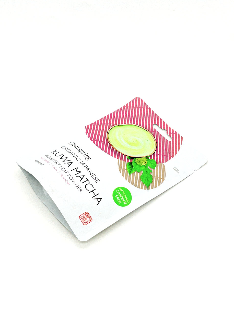 Kuwa matcha – Biologisch moerbeibladeren poeder – 40 g – Clearspring