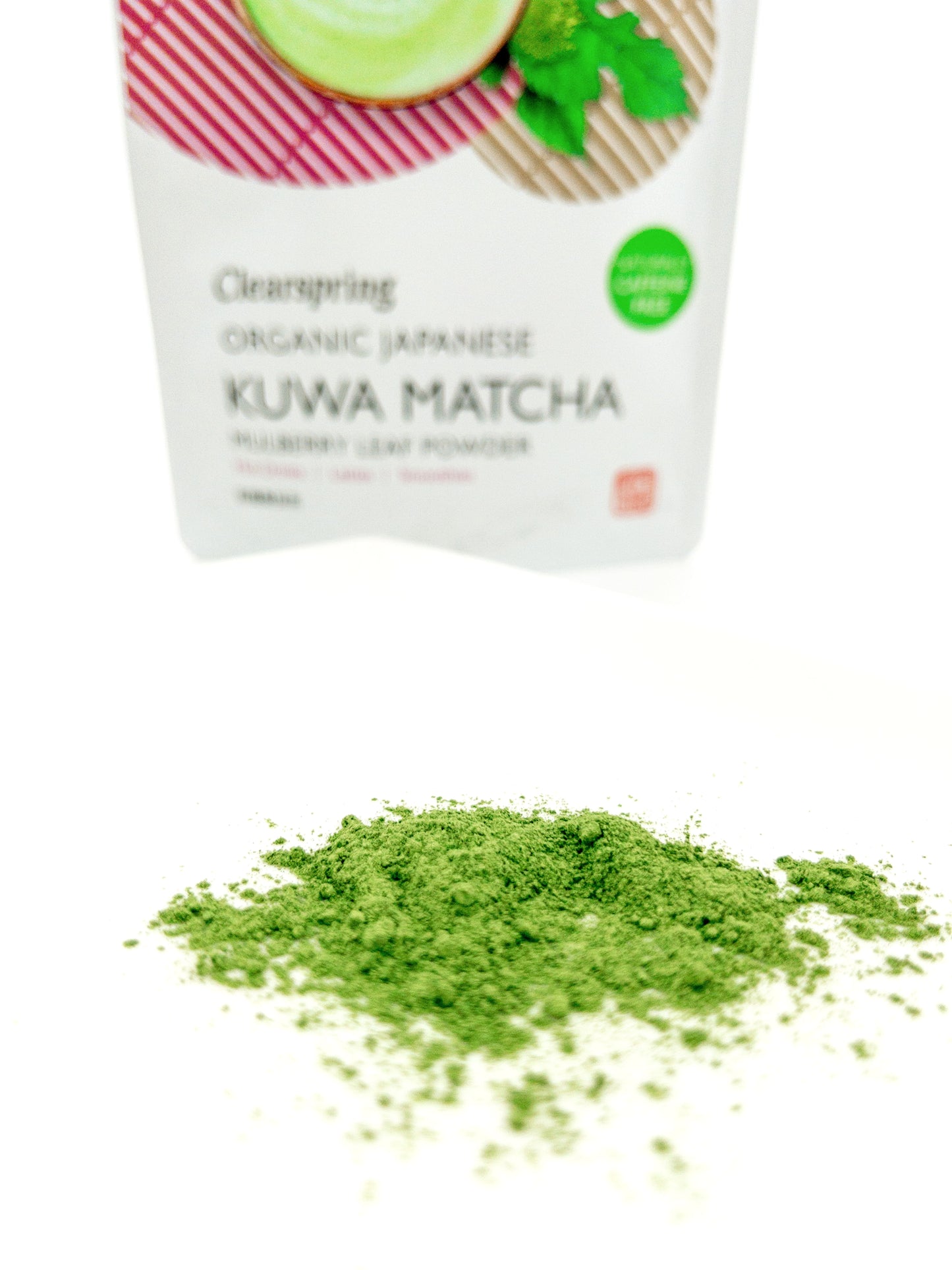 Kuwa matcha – Biologisch moerbeibladeren poeder – 40 g – Clearspring