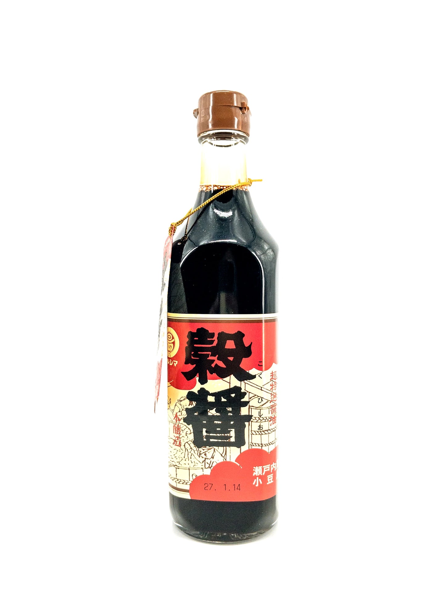 Saishikomi shoyu – Dubbel gebrouwen sojasaus (JAS-keurmerk) – 500 ml – Marushima