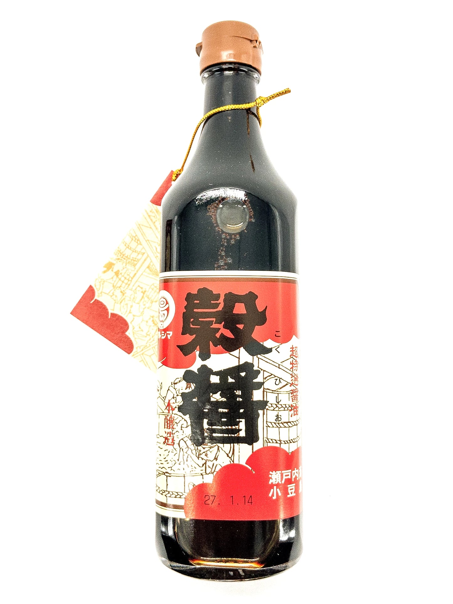 Saishikomi shoyu – Dubbel gebrouwen sojasaus (JAS-keurmerk) – 500 ml – Marushima