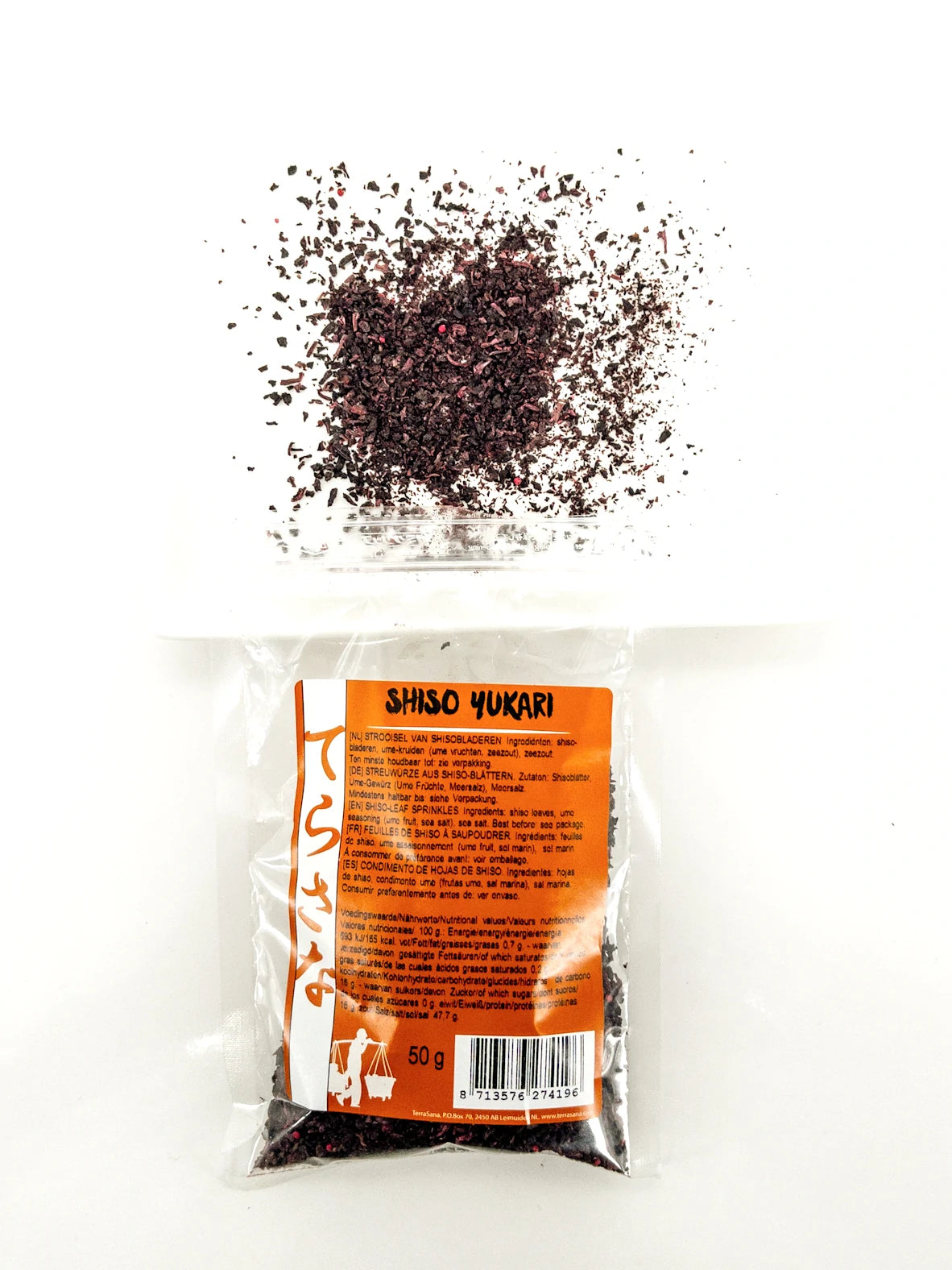 Yukari – Kruidenmengsel van rode shiso – 50 g – Terrasana