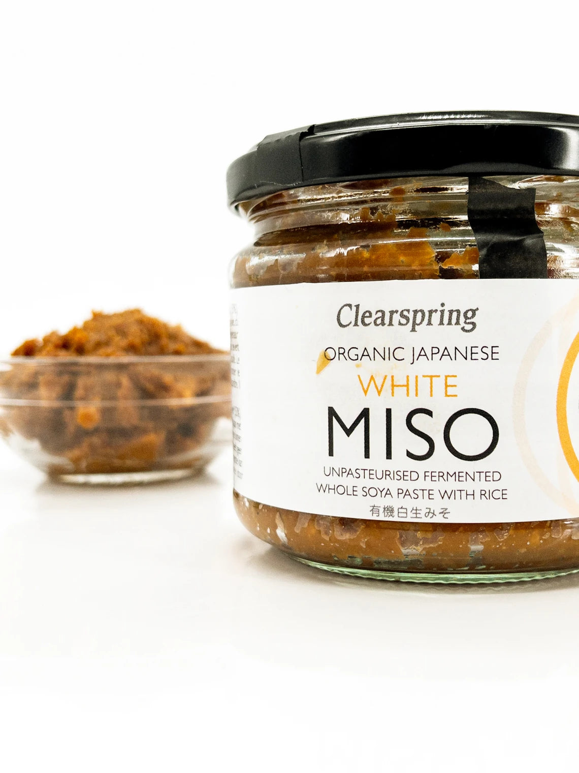 Nama Shiro Kome Miso – Biologische witte rijstmiso, ongepasteuriseerd – 270 g – Clearspring