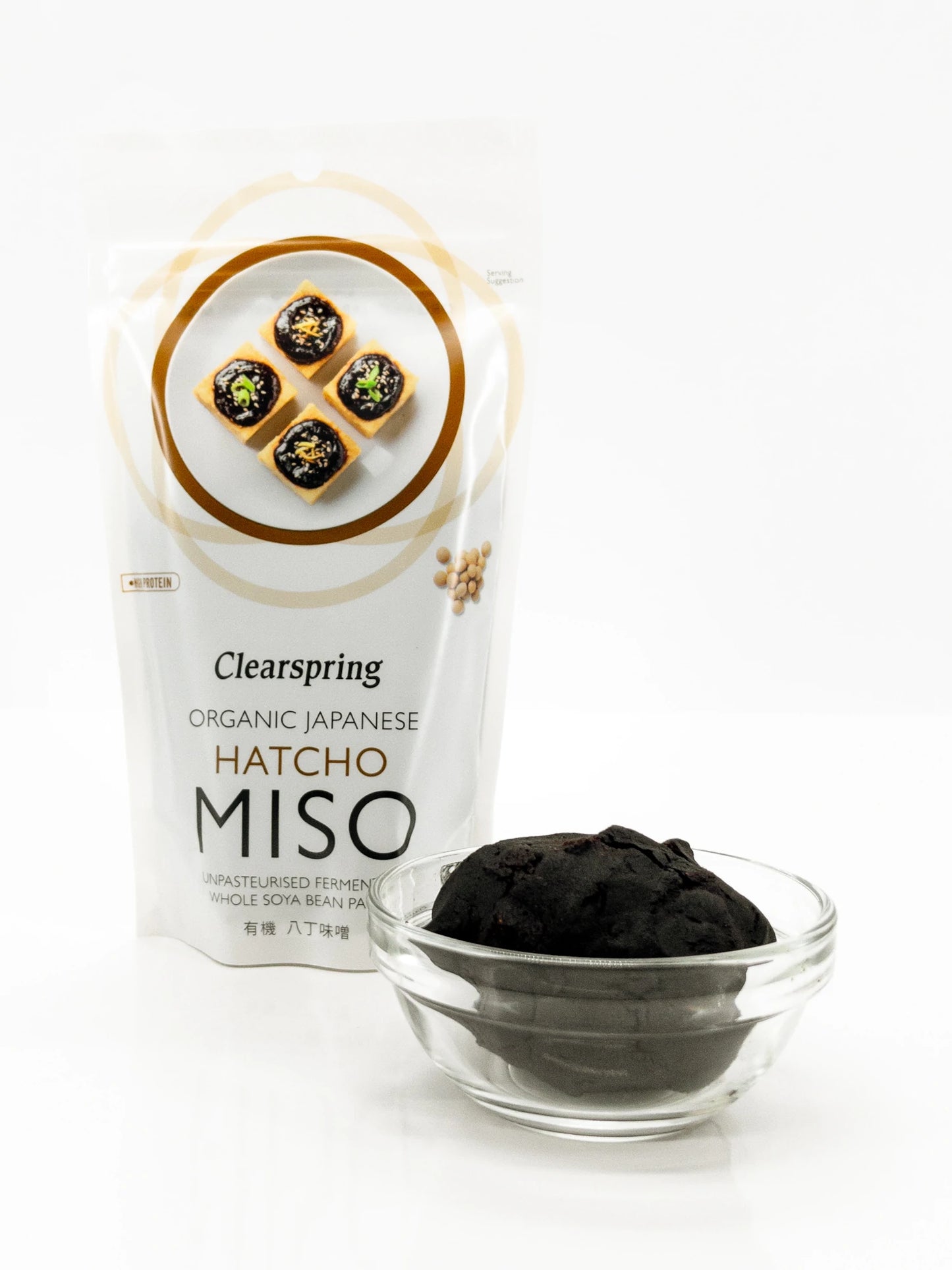 Hatchō Miso – Miso de soja bio non pasteurisé – 300 g – Clearspring