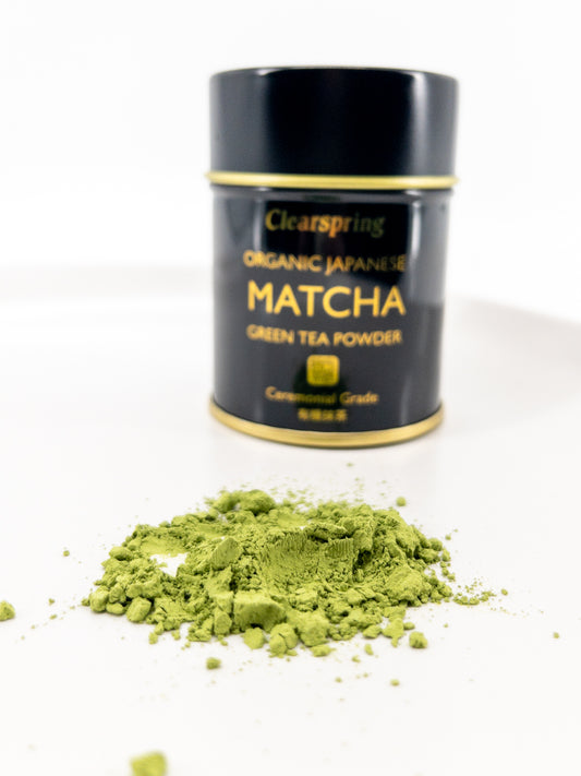 Matcha de ceremonie – Japanse groene theepoeder van uitzonderlijke kwaliteit, biologisch – 30 g – Clearspring