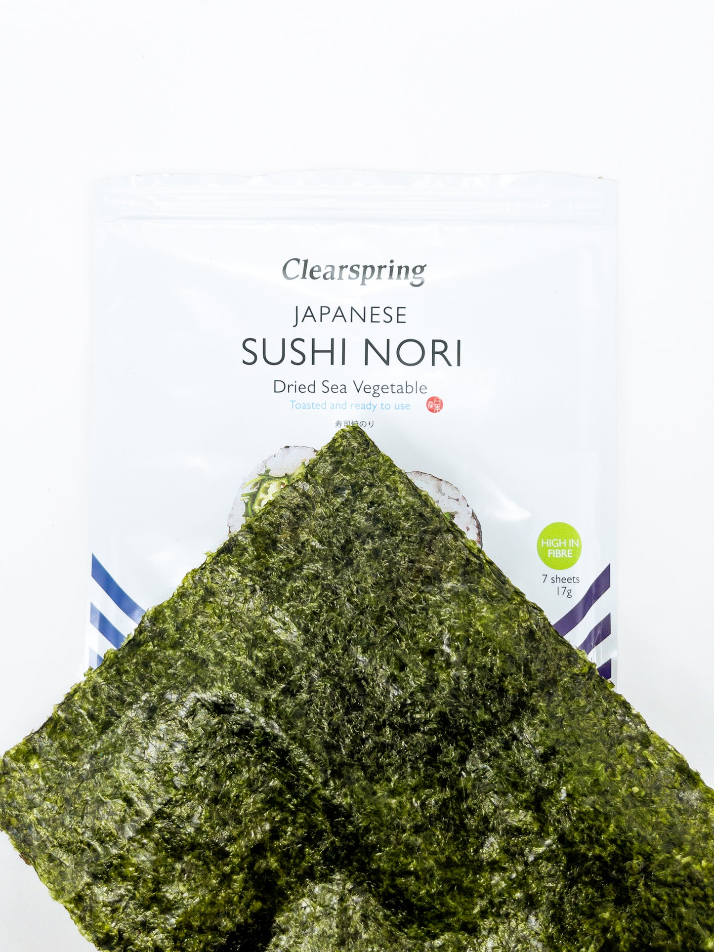 Sushi Nori – Zeewiervellen voor sushi – 17 g – Clearspring