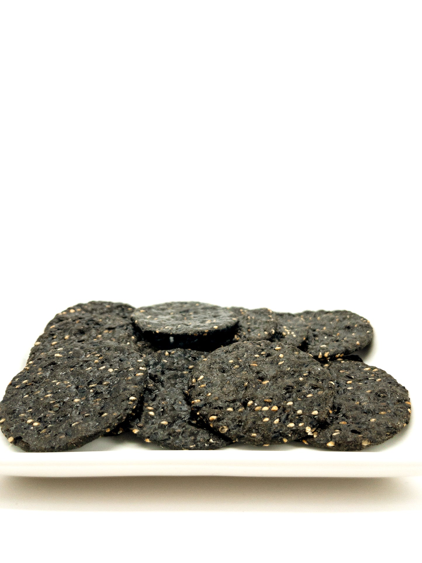 Senbei – Bio-Reiscracker mit schwarzem Sesam – 40 g – Clearspring