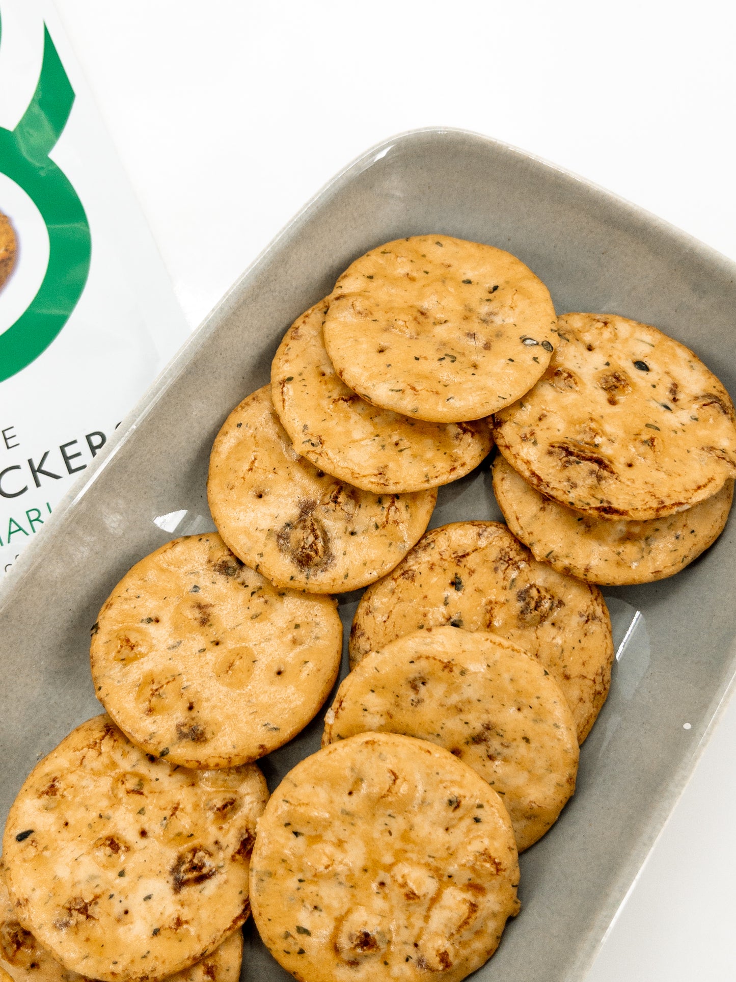 Senbei – Crackers de riz au nori et tamari bio – 40 g – Clearspring