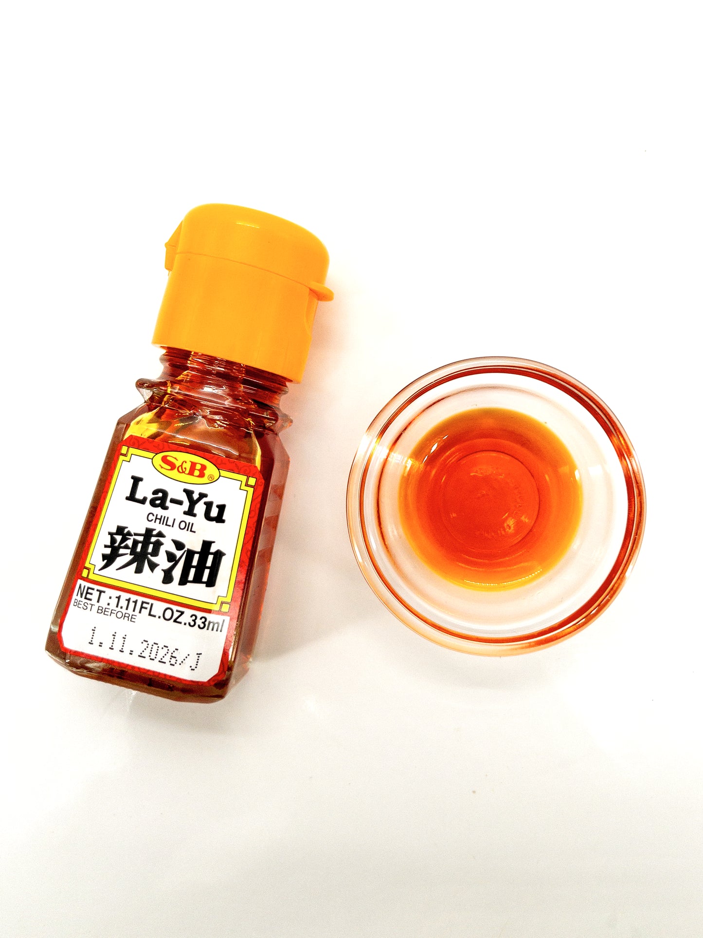 Rayu (Lāyu) – Pittige sesamolie – 33 ml – S&B