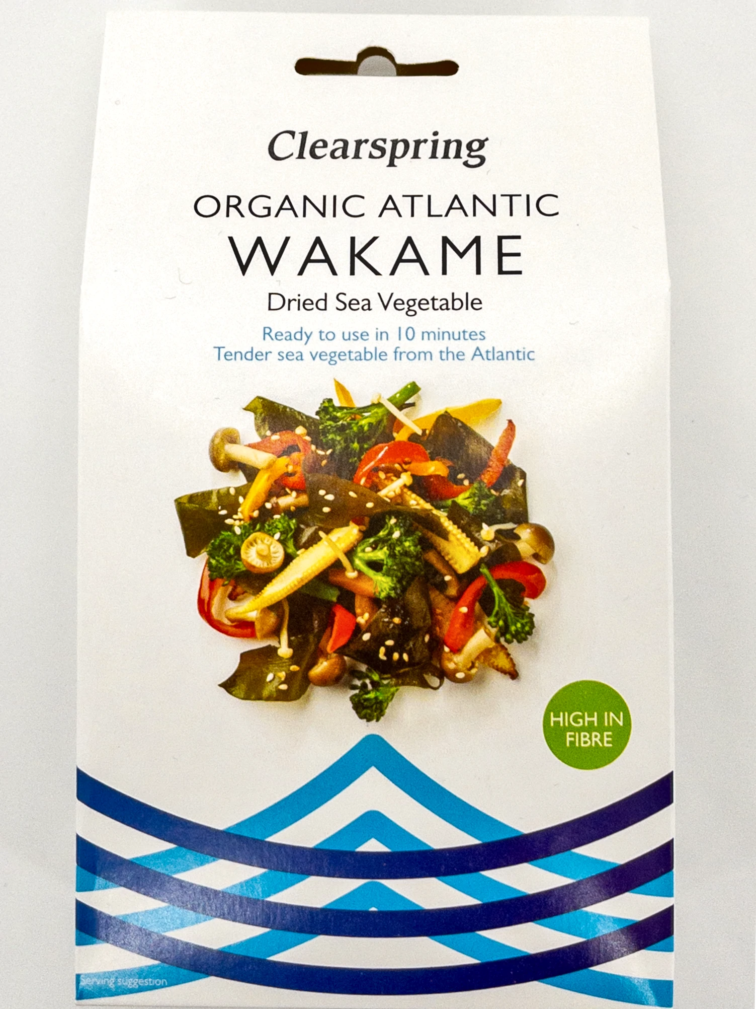 Boîte de 25gr d'algue Wakamé Atlantique, bio, Clearspring | Épicerie en ligne Eat In Japan