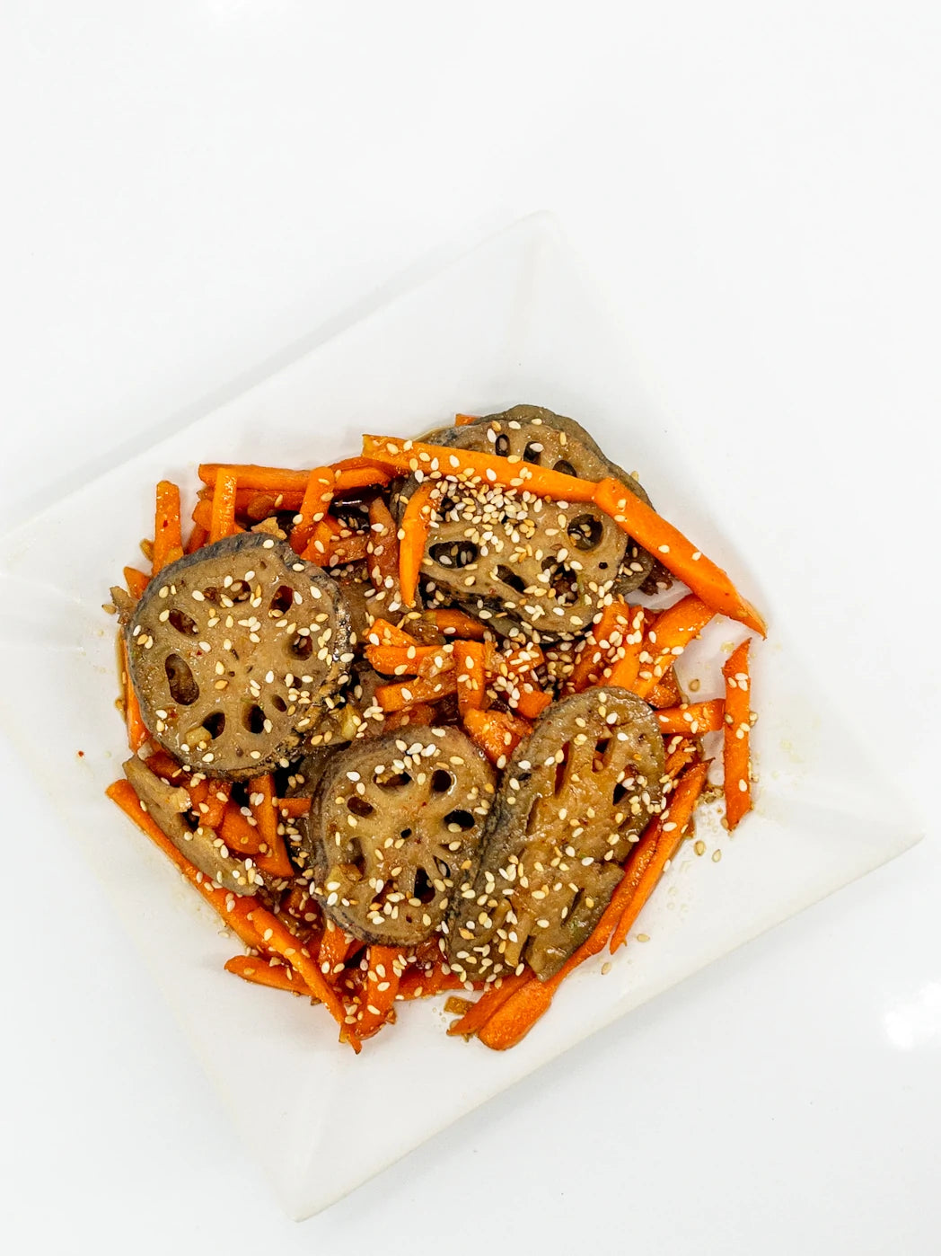 recette de Kansō Renkon no Kinpira - Kimpira de Lotus Séché