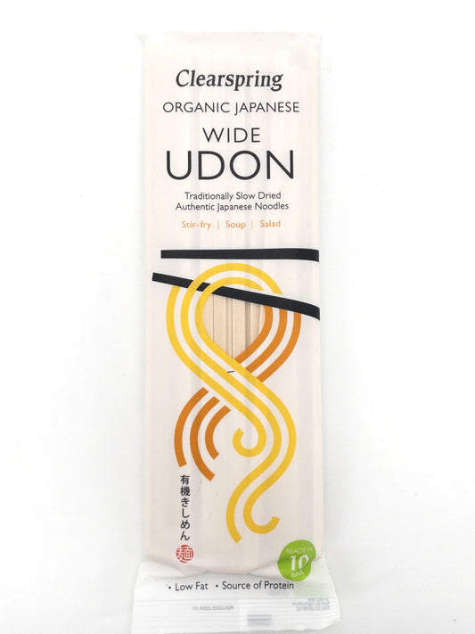 Nouilles Udon larges au blé – 200g de nouilles de blé épaisses pour des soupes et plats japonais