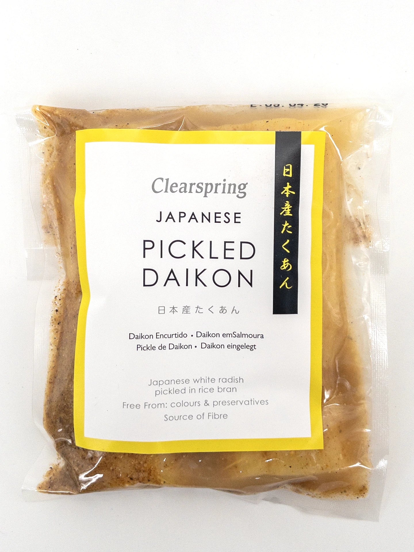 Sachet de 100gr de Pickled Daikon bio, Clearspring | Épicerie en ligne Eat In Japan