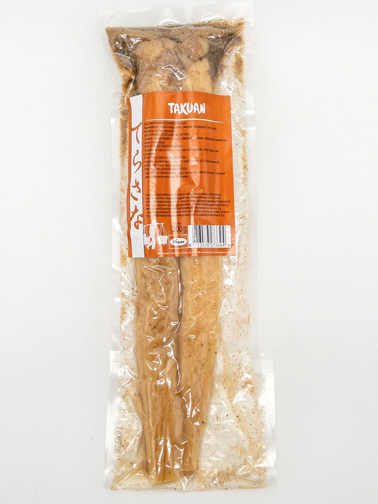 Radis Takuan en saumure – 200g de radis japonais mariné au goût sucré-salé pour accompagner les plats