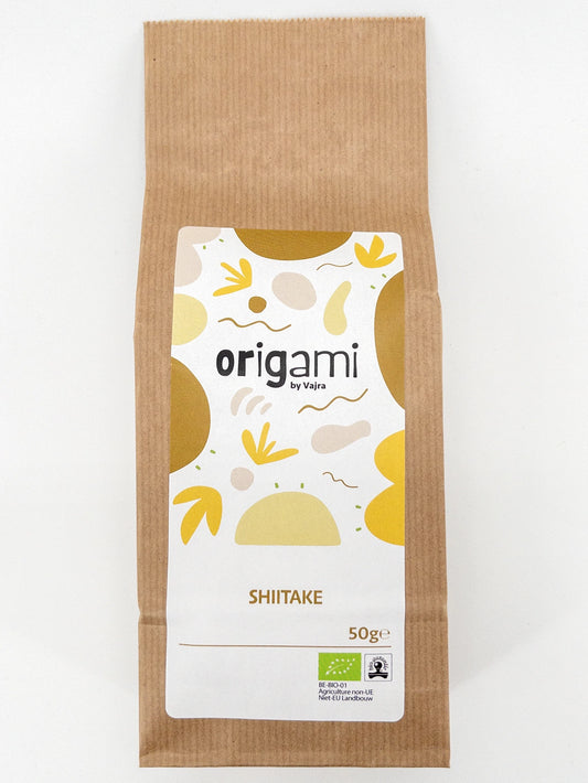 Shiitake Origami – 50g de champignons shiitake séchés pour ajouter de l umami à vos soupes et plats