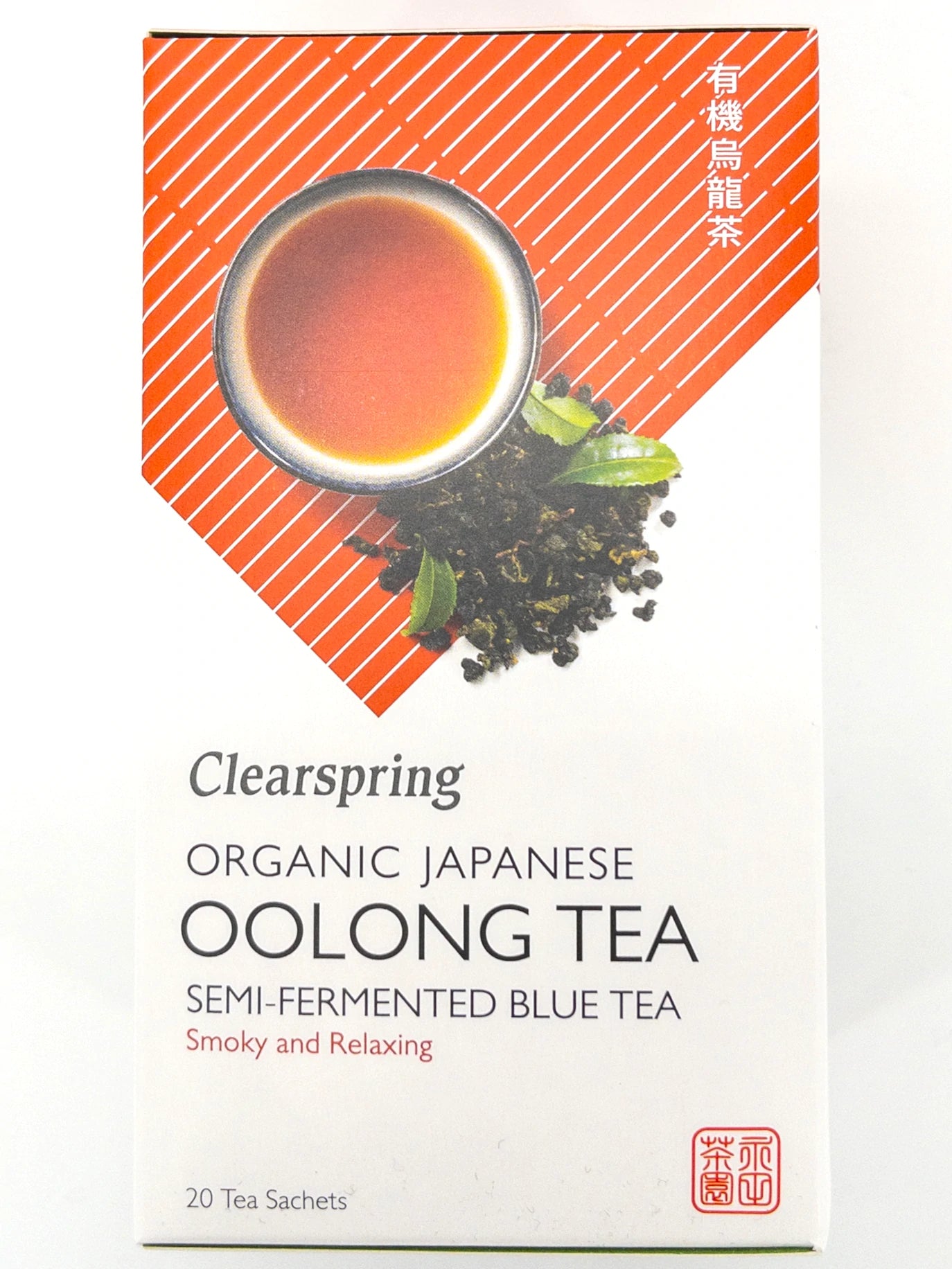 Boîte de 20 infusettes de thé Oolong bio, Clearspring | Épicerie en ligne Eat In Japan
