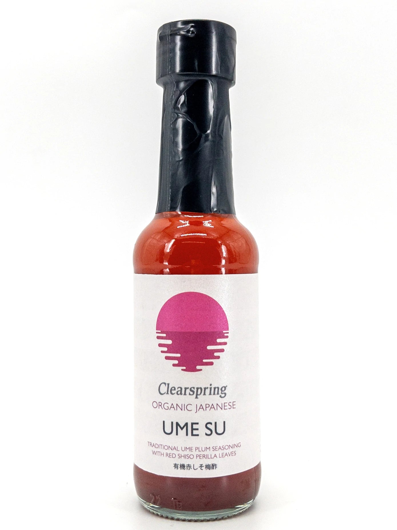 Bouteille de 150ml de vinaigre d'umeboshi - ume su bio, Clearspring | Épicerie en ligne Eat In Japan