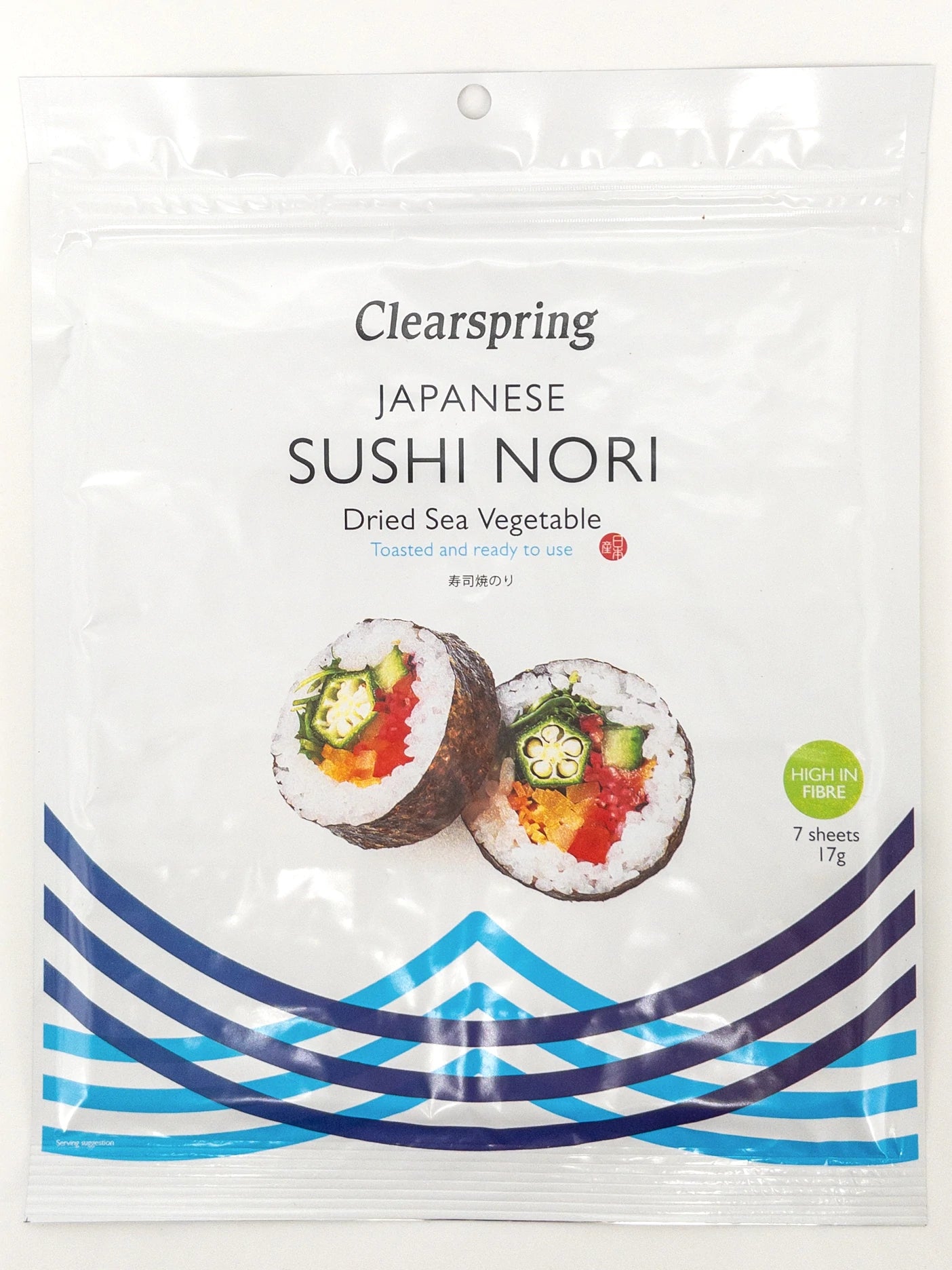 Sushi Nori – Zeewiervellen voor sushi – 17 g – Clearspring