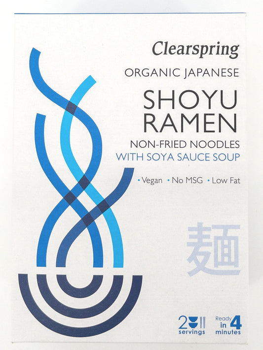 Instant ramen met shoyu – biologisch – 210 g / 2 porties – Clearspring